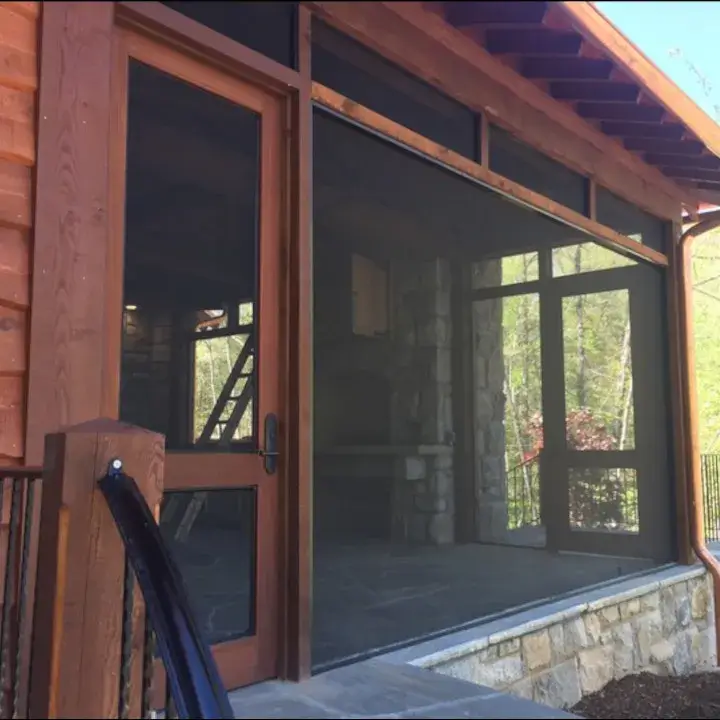 Door and Fixed Screen Installation